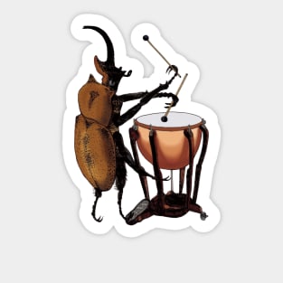 Talented Beetle Sticker